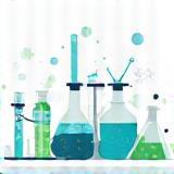 Icon representing laboratory research.