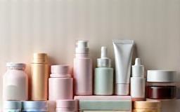 Variety of cosmetic packaging options for private label clients.
